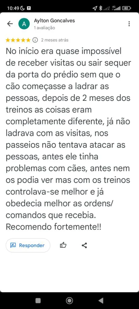 Hund Dog - Avaliação cliente