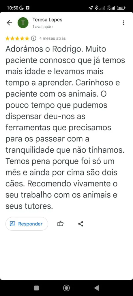 Hund Dog - Avaliação cliente