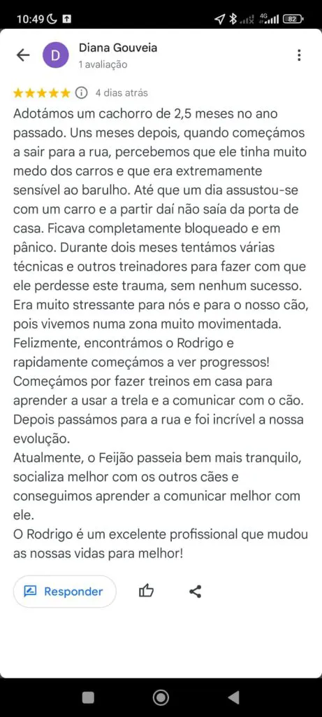 Hund Dog - Avaliação cliente